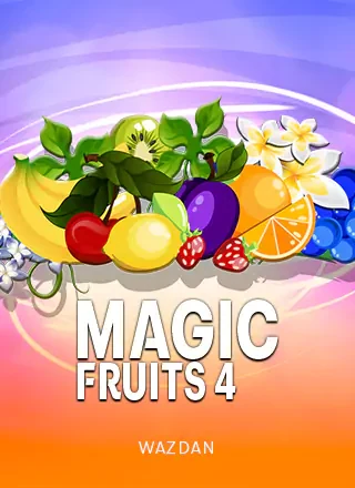 ภาพหน้าปกเกม Magic Fruits 4 ประกอบเนื้อหาหมวดสล็อตของ 4x4bet สล็อต