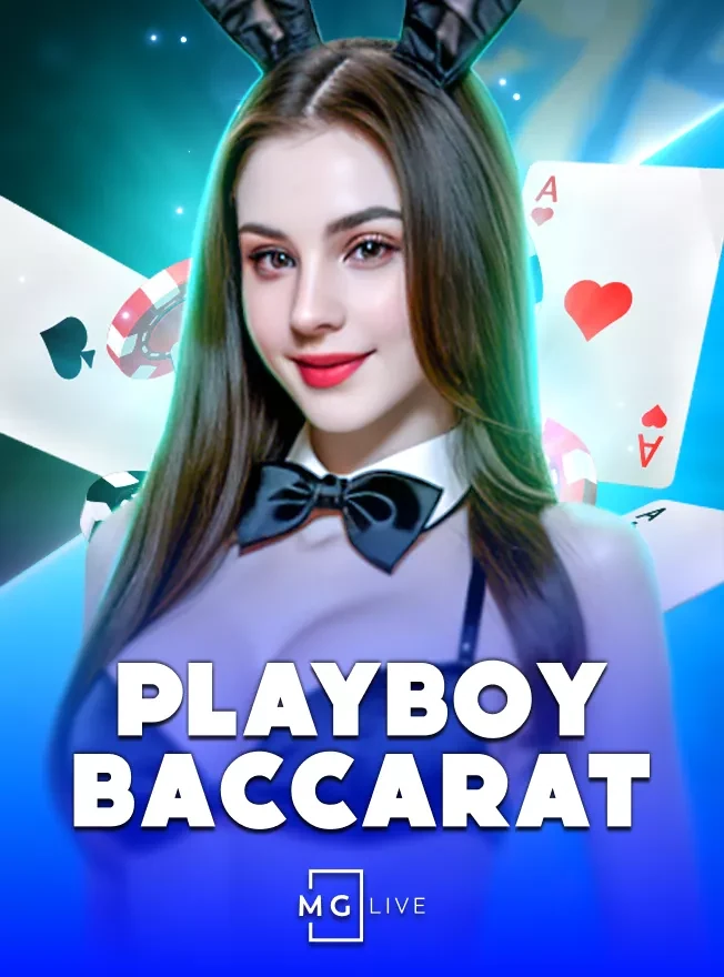 ภาพหน้าปกเกม PlayBoy Baccarat ประกอบเนื้อหาเข้าหน้าสล็อตของ 4x4bet slot login